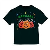 Pumpkin Trio Black Youth T-Shirt