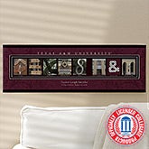 Personalized Texas A&M University Campus Photo Letter Artwork - 13250 Personalized Texas A&M University Campus Photo Letter Artwork - 13250