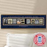 Notre Dame Personalized Campus Photo Letter Art - 13253 Notre Dame Personalized Campus Photo Letter Art - 13253