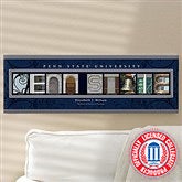 Penn State Personalized College Campus Photo Letter Art - 13254