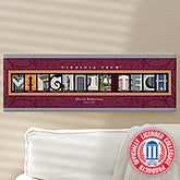 Campus Photo Personalized Letter Artwork - Virginia Tech - 13255