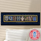 University of Michigan Personalized Campus Photo Letter Artwork - 13258