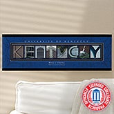 Personalized University of Kentucky Campus Photo Letter Artwork - 13265