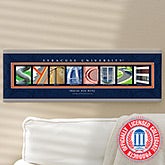 Personalized Syracuse University Campus Photo Letter Artwork - 13268