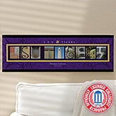 Personalized Louisiana State University Campus Photo Letter Art - 13270