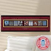 Iowa State Personalized Campus Photo Letter Art - 13275