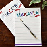 Personalized Kids Notepads - Torn Name - 13300