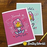 Personalized Kids Folders - Smiley Girl - 13314