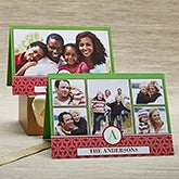 Personalized Photo Christmas Cards - Holiday Monogram - 13371 Personalized Photo Christmas Cards - Holiday Monogram - 13371