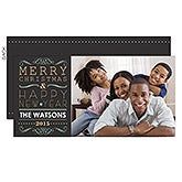 Personalized Photo Christmas Card Postcards - Tis The Season - 13387 Personalized Photo Christmas Card Postcards - Tis The Season - 13387