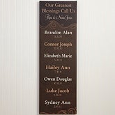 Personalized Grandparents Canvas Print - Greatest Blessings - 13430 Personalized Grandparents Canvas Print - Greatest Blessings - 13430