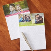 Personalized Photo Chevron Notepads - 13521 Personalized Photo Chevron Notepads - 13521