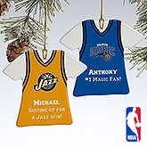 Personalized NBA Basketball Jersey Christmas Ornaments - 13534 Personalized NBA Basketball Jersey Christmas Ornaments - 13534