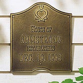 Penn Dutch Family House Plaque