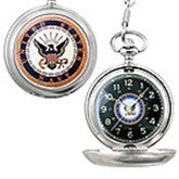 Personalized Military Pocket Watches - Navy