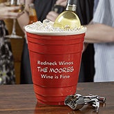 Personalized Wine Chiller - Big Red Party Cup - 13694 Personalized Wine Chiller - Big Red Party Cup - 13694