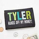 Personalized Kids Wallets - Hands Off - 13959 Personalized Kids Wallets - Hands Off - 13959