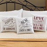 Personalized Throw Pillows - Romantic Love Quotes - 14128 Personalized Throw Pillows - Romantic Love Quotes - 14128