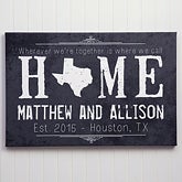 Personalized Canvas Prints - State of Love - 14131 Personalized Canvas Prints - State of Love - 14131