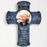 Personalized Memorial Photo Wall Cross - Forever In Our Hearts - 14168 Personalized Memorial Photo Wall Cross - Forever In Our Hearts - 14168