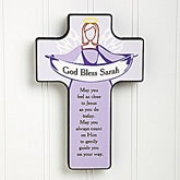Personalized Wall Cross - Angel Blessings - 14185 Personalized Wall Cross - Angel Blessings - 14185