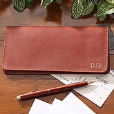 Regent Collection Leather Checkbook Cover