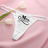 Personalized Wedding Thong UnderwearHappy Couple14526