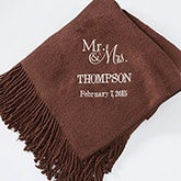 Personalized Throw Blankets - Wedding & Anniversary - 14528 Personalized Throw Blankets - Wedding & Anniversary - 14528