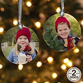 Personalized Photo Christmas Ornaments - 2-Sided Personalization - 14590 Personalized Photo Christmas Ornaments - 2-Sided Personalization - 14590