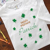 Personalized Baby T-Shirt - Irish Prince & Princess