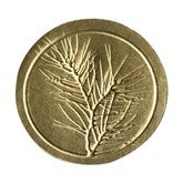 Holiday Embossed Seals - Gold Evergreen, Season's Greetings