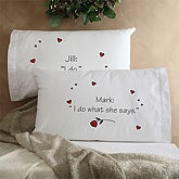 I Do Wedding Pillowcase Set