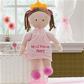Embroidered Princess Doll-Brunette - 10074-B