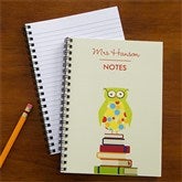 Wise Owl Personalized Mini Notebook Set of 4 - 10094