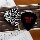 Rock On! Personalized Guitar Pick - 10107