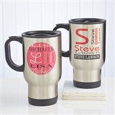 Personally Yours Stainless Steel Travel Mug - 10193