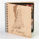 Bride & Groom Silhouette© Personalized Photo Album - 10267
