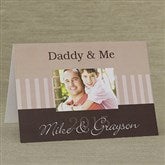 Daddy & Me Personalized Greeting Card - 10374