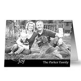 Peace, Love, Joy Photo Christmas Cards- Horizontal - 10586-H