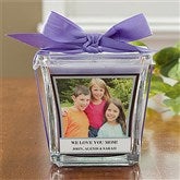 Picture Perfect Personalized Scented Glass Candle-Lavender & Linen - 10736-L