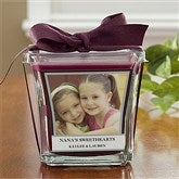 Picture Perfect Personalized Scented Glass Candle- Mulberry - 10736-M