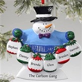 Frosty Family© Ornament- 6 Names - 10762-6