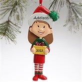 Winter Family Character© -- Big Sister Ornament - 10764-BS