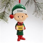 Winter Family Character© -- Lil' Brother Ornament - 10764-LB