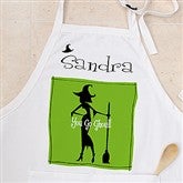Witch With Attitude Personalized Apron - 10817