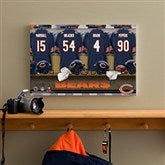 NFL Chicago Bears Personalized Locker Room Canvas - 12x18 - 10874-S
