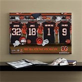 NFL Cincinnati Bengals Personalized Locker Room Canvas- 16x24 - 10875-M