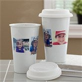 Photo Collage Personalized Reusable Travel Tumbler- 3 Photo - 10878-3