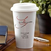 My Monogram Personalized Reusable Travel Tumbler - 10884