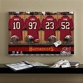 NFL Tampa Bay Buccaneers Personalized Locker Room Canvas- 16x24 - 10888-M